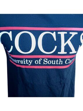 University South Carolina Small Vintage T-shirt Y2k Champion Cocks Athletic Fit